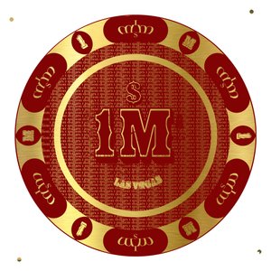 Chip da poker 1M, 2015 da Francois Domain